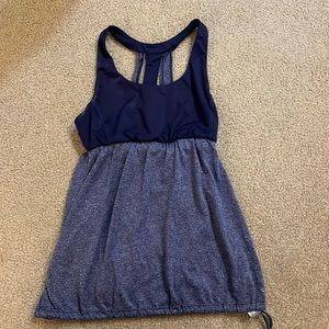 Workout top with built in bra